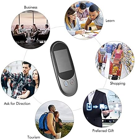 Ytyzc Smart Voice Translator Device 40 jezici 2.4 Inch Touchscreen punjivi F1A sa kamerom