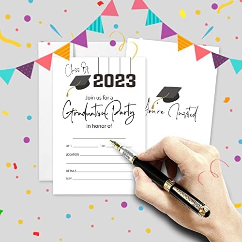 20 Postavlja razred od 2023. godine Pozivi mature sa kovertama, najava diplomiranja Dvostrana štampana pozivnica