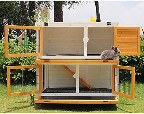 Mačka Vila domaćinstvo na otvorenom pet Villa zec kavez zečja kuća dvospratna vila sa sopstvenom Remenicom za