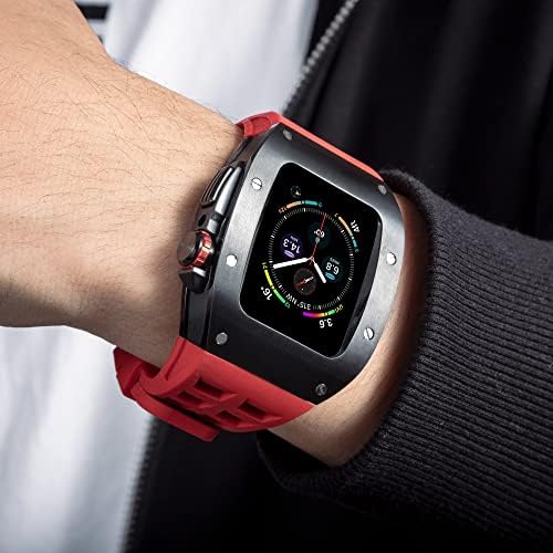 Dyizu luksuzni modifikati mod za Apple Watch Band Case 8 45mm 44mm Metalni okvir okvir Narukvica za zamjenu narukvice za iWatch 8 7 6 5