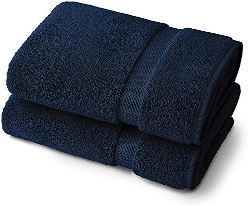 Supima pamuk ručnik Set by Laguna Beach Textile Co - 2 ručnici za kupanje - kvaliteta hotela, pliš, 730 GSM-veliki,