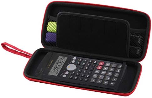 Navitech Crvena grafika Kalkulator / pokrov / poklopac sa zaklonom Kompatibilan je s texas instrumentima TI