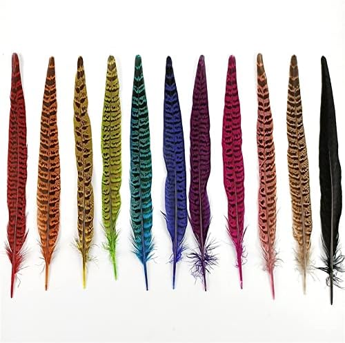 Zamihalaa 10pcs / Lot fazan rep perje za zanate u boji pero za ukras za kosu Tabela centralni
