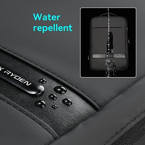 Muzee Tech Backpack za muškarce, profesionalni poslovni ruksak sa USB punjenjem port-voda odbojnog