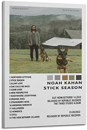 Noah Kahan Posteri Stick sezona Album Poster platno Art Poster i zid Art sa slikom Print soba