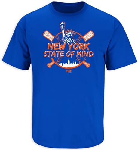 New York State of Mind T-Shirt za New York Baseball navijača