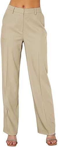 Ebifinske ženske odijele hlače ravno noge haljine hlače labave poslovne casual pantalone ured ravnog