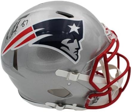 Rob Gronkowski potpisao New England Patriots Speed Authentic NFL Helmets sa autogramom