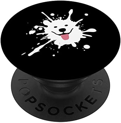 Samoyed Splatter Happy Puppy Pas Face Popsoccockets zavariv popgrip