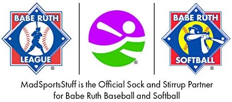 MadSportsStuff bejzbol čarape-za dječake ili muškarce djevojke ili žene - veličine za mlade i odrasle