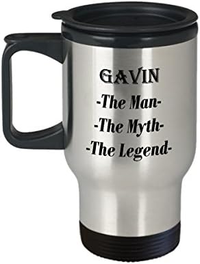 Gavin - čovjek mit, legenda fenomenalni poklon za kavu - 14oz putna krigla