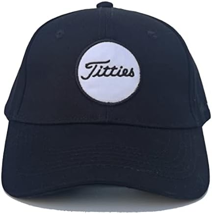 Bamveio Titties Hat Tittiess Golf Kape za muškarce, Funny Tittes Hat, TIMLjt kapa, bijela i crna