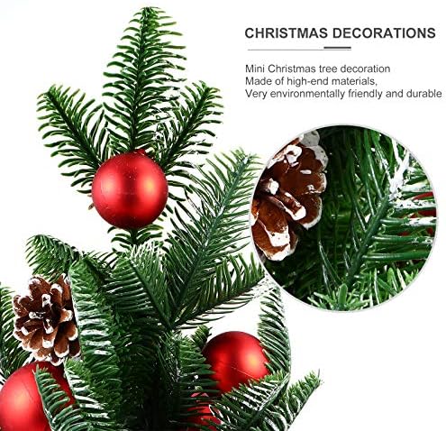 Božićna desktop ShopWindow Mini božićno stablo ukras Desktop Ornament Početna Dekor za slavne zabave