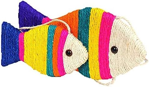 MECO cat scratch Pad Creative igračka za grebanje kandži u obliku ribe Sisal prostirka za