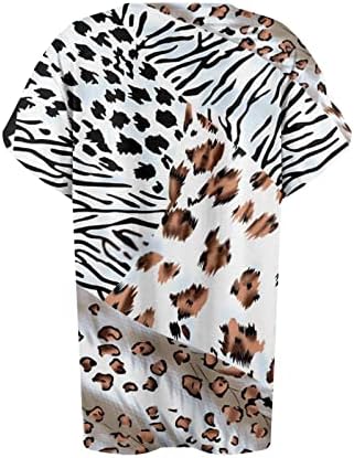 Ženska bluza Moda 2023 Digitalni tiskani kratki rukav V-izrez V-izrez