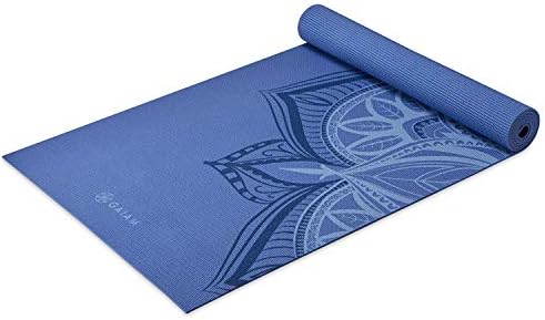 Gaiam joga mat - premium 5 mm Ispis debele vježbi i fitnes mat za sve vrste joge, pilates