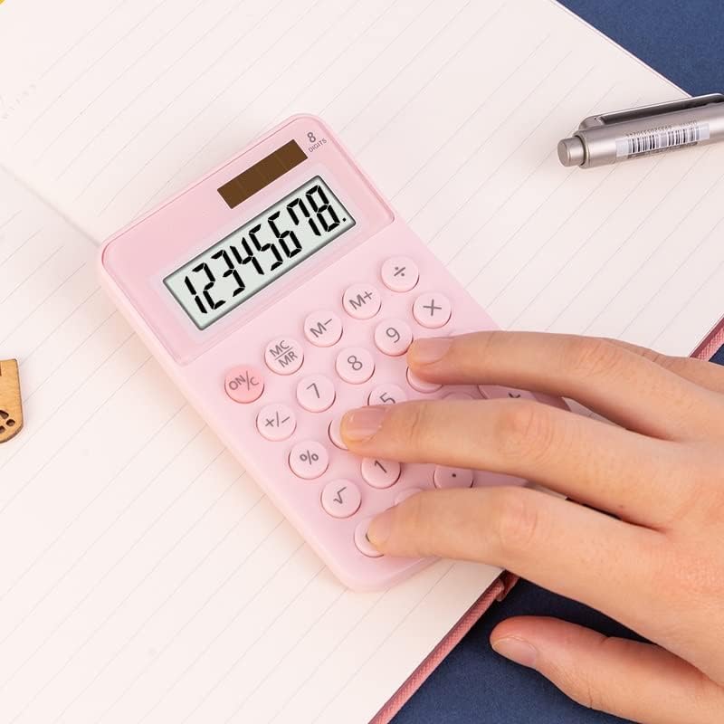 Quul mini kalkulator solarni boju studentica slatki kalkulatori prijenosni laki nose slatka