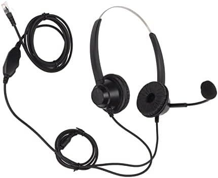 Slušalice za korisničku podršku ultralake meke Binauralne glasnoće žičane poslovne slušalice sa mikrofonom za kancelarijske VOIP telefone