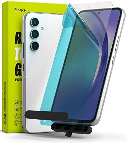 Ringke staklo [Shatterproof pokrivenost] kompatibilno sa Samsung Galaxy A54 5G zaštitom ekrana, višeslojnim zaštitnim kaljenim staklom vrhunskog kvaliteta sa jednostavnim kompletom za nanošenje - 2 Pakovanje