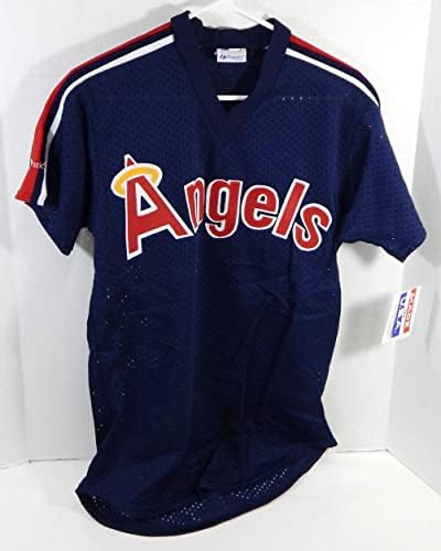 1983-90 California Angels Blank Igra Izdana plava dresova Bating Praksa M 750 - Igra Polovni MLB