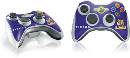 Skinite LSU tigrovi vinilne kože za 1 Microsoft Xbox 360 bežični kontroler