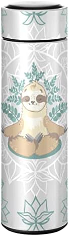 Cataku Funny Yoga Sloth Boho boce za vodu izolirana 16 ozljeda od nehrđajućeg čelika Termos Boca