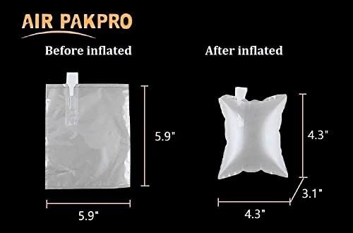 (200 paketa + pumpa za ručnu upotrebu) Air Pakpro 5.9 × 5,9 Clear Plastična pakiranja na naduvavajuće zračne vrećice zračni jastuci zračni jastuci pufer torbe praznine ispuni jastuk za otpremu i pakiranje