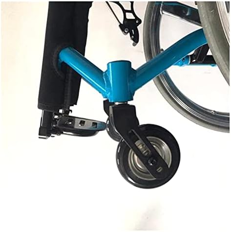 GBEN Neklizajući točkovi od čvrste gume, otporni na habanje 4-inčni kotačići za invalidska kolica plavi