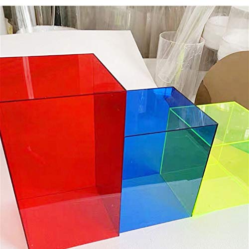 Akrilni Lim, plastični Lim, prozirna ploča od pleksiglasa u boji sa zaštitnim papirom za zanate,