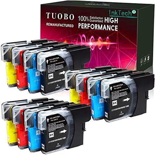 TUOBO kompatibilna zamena tinte za brat LC61 Cartridges LC61 LC-61 LC65 XL za upotrebu sa MFC-J615W