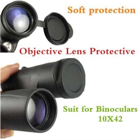 10x42 Meka gumena sočiva za prednji dvogled - zaštitni poklopci kapice za binokularni objektiv