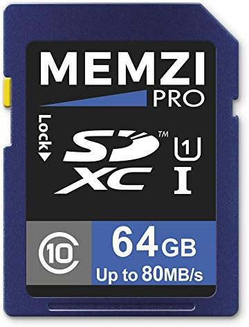 MEMZI PRO 64GB Klasa 10 80MB/s SDXC memorijska kartica za Panasonic HC-WXF991, HC-WXF991K, HC-WXF990,