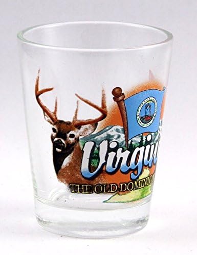 Virginia Old Dominion State Elements Shot Glass