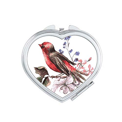 Podružnica ptica cvjetna umjetnost deco poklon modno zrcalo putovanje prijenosne ručne džepne šminke