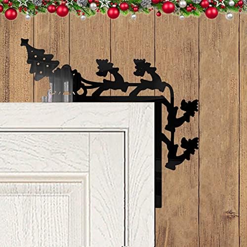 SPOOL 10MM Božićni 3D Elks Sleigh akrilno ogledalo Početna preklopka Dekorativni zidni naljepnica vrata Kutni