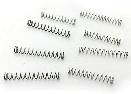 Vijak 5pcs Fine male komprimirane opruge 0,4 mm Prečnik žice 3,3 mm vanjski DIA kompresion pritisak