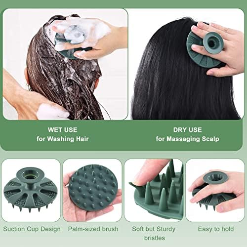 Mekani silikonski body čišćenje četkica za tuširanje, silikonska šampona za kosu četkica za