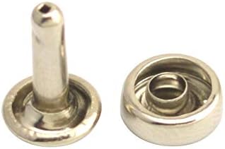 Wuuycoky Silvery dvostruki plan kapu za čišćenje Chessman metalni nosač kapa 8mm i post 10 mm pakovanje od 100