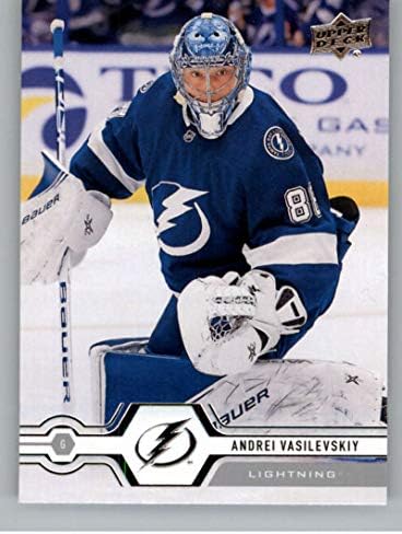 2019-20 Gornja paluba # 272 Andrei Vasilevskiy Tampa Bay Lightning serija 2 NHL hokejaška trgovačka kartica