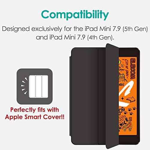 Elecom Super zaštitni iPad Mini 7.9 Poklopac odgovara Apple Smart Cover / Transparent Clear