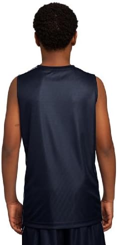 Sport Tek Youth Posicharge MESH reverzibilni majica bez rukava. YT555-Maroon / White-S