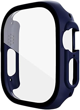 Kappde PC zaštitnik zaslona za Apple Watch Ultra 49mm Smartwatch Glass + Case CAMper kaljeni