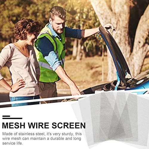 VILLCASE Mesh Fabric Mesh Fabric Car Screen 6kom mrežasti ekran od nerđajućeg čelika metalna