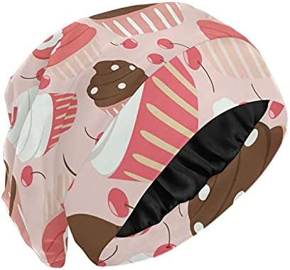 Kapa s lubanjem za spavanje Radni šešir Bonnet Beanies za žene Torte Rođendan Slatka kapa za spavanje