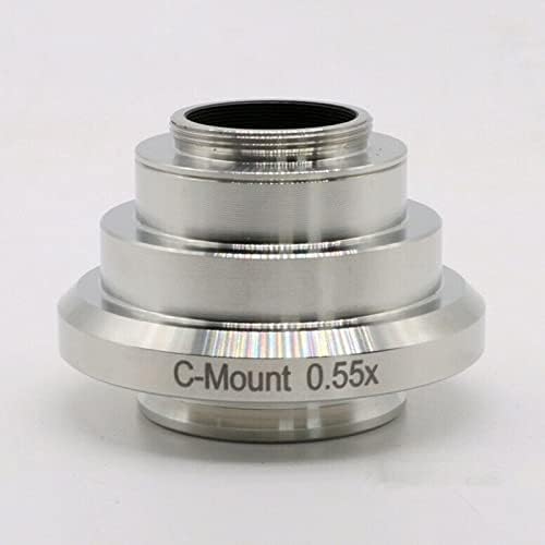 Smicroskop dodaci za odrasle 0,35x 0,55x 1x mnifier adapter za objektiv od nehrđajućeg čelika C-mount kamera