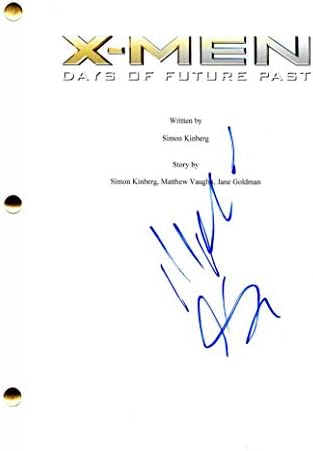Nicholas Hoolt potpisao autogram - X-Men Days of Buduće prošli scenarij cijelog filma - James McAvoy,