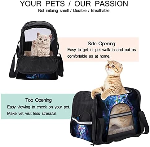Nosač za kućne ljubimce Akvarelni Meduze Meki putni nosači za kućne ljubimce za Mačke, Psi Puppy Comfort