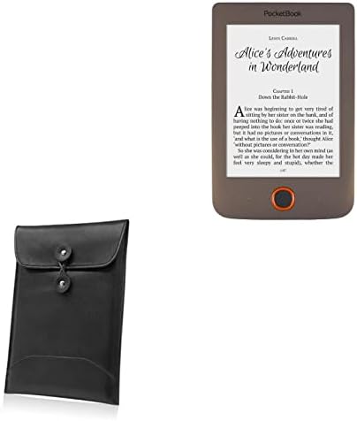 Boxwave futrola za Pocketbook Basic Lux - Nero kožna koverta, kožni novčanik stil Flip Cover za Pocketbook