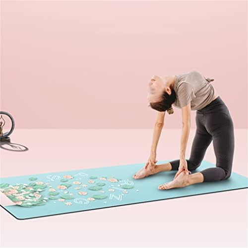 KJHD TPE gumena prostirka za jogu prenosiva sklopiva prostirka za fitnes sa ćebetom pozicione linije