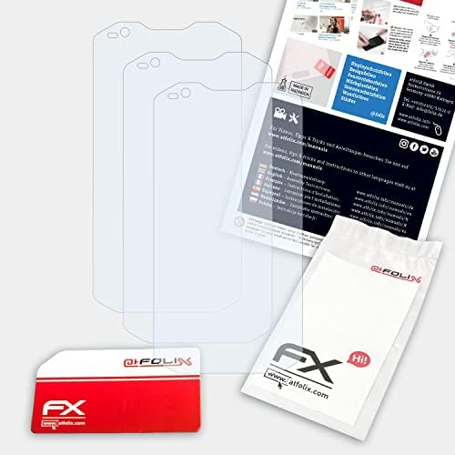 Atfolix film za zaštitu ekrana kompatibilan sa RugGear Rg700 zaštitom ekrana, Ultra-Clear FX zaštitnom folijom